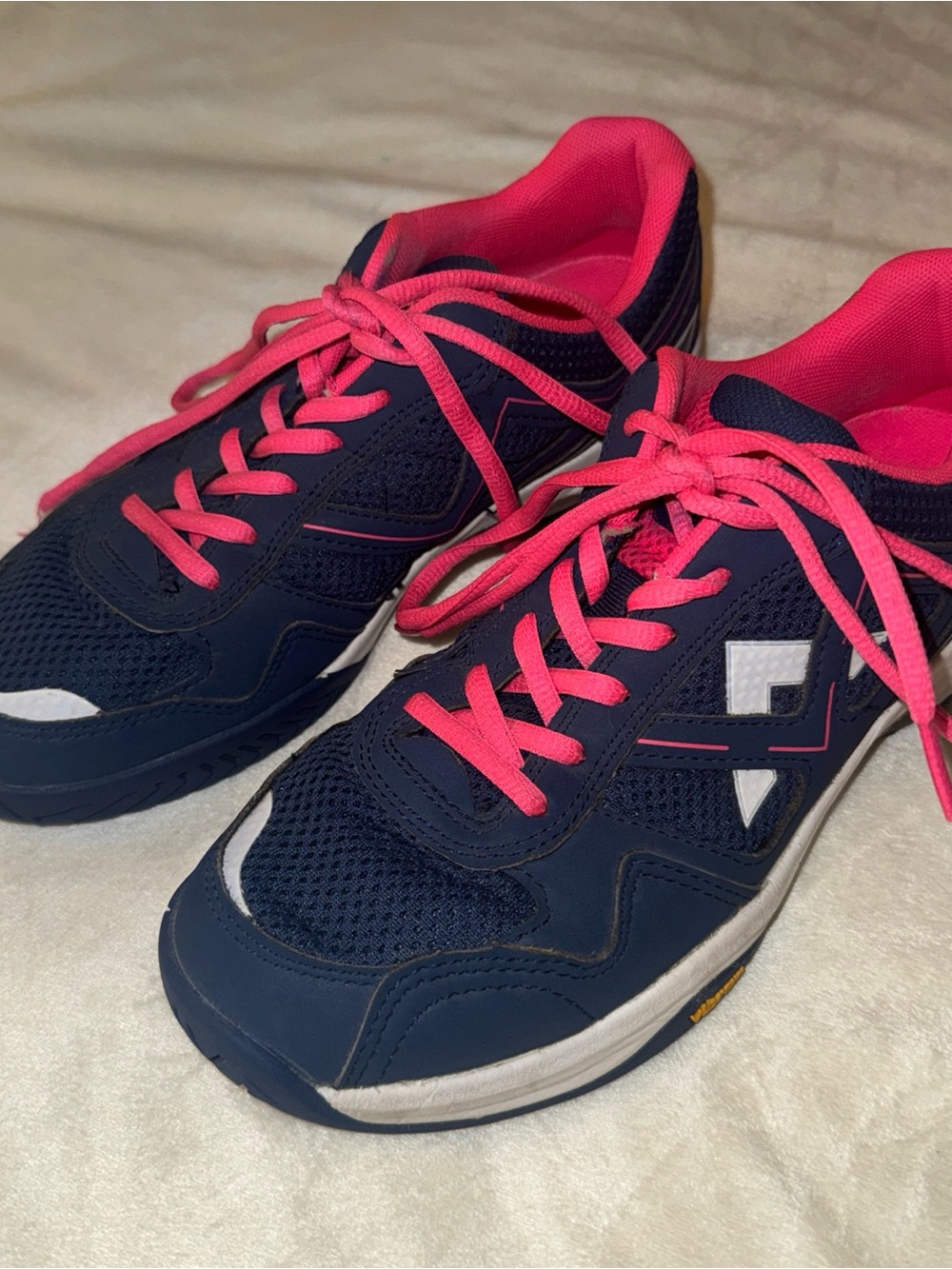 TYR Navy and Hot Pink Women's Sneakers